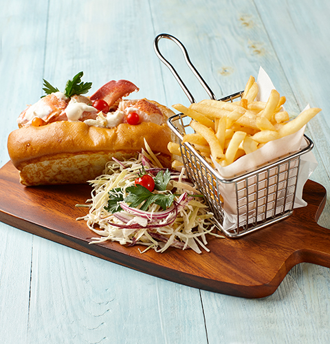 Lobster Roll at The Beach Club Restaurant at The Breakers
